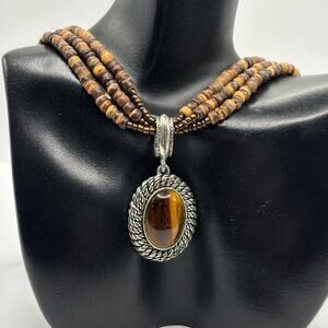 Vintage Brown Avon Necklace